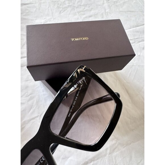 TOM FORD Eden Sunglasses Shiny Black main image 8